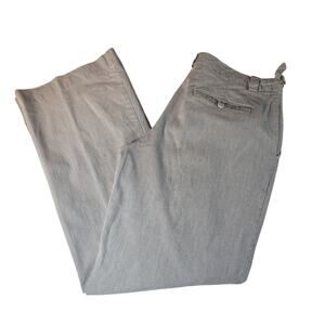 Isaac Mizrahi for Target Women's Wide Leg Micro Strip Trousers Casual Pants 14